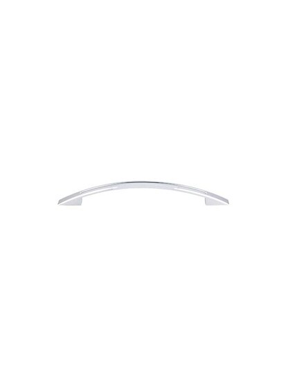 Tango Cut-Out Cabinet Pull - 6 5/16 inch Center-to-Center in Polished Chrome.